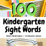 Free 100 Kindergarten Sight Words Printable