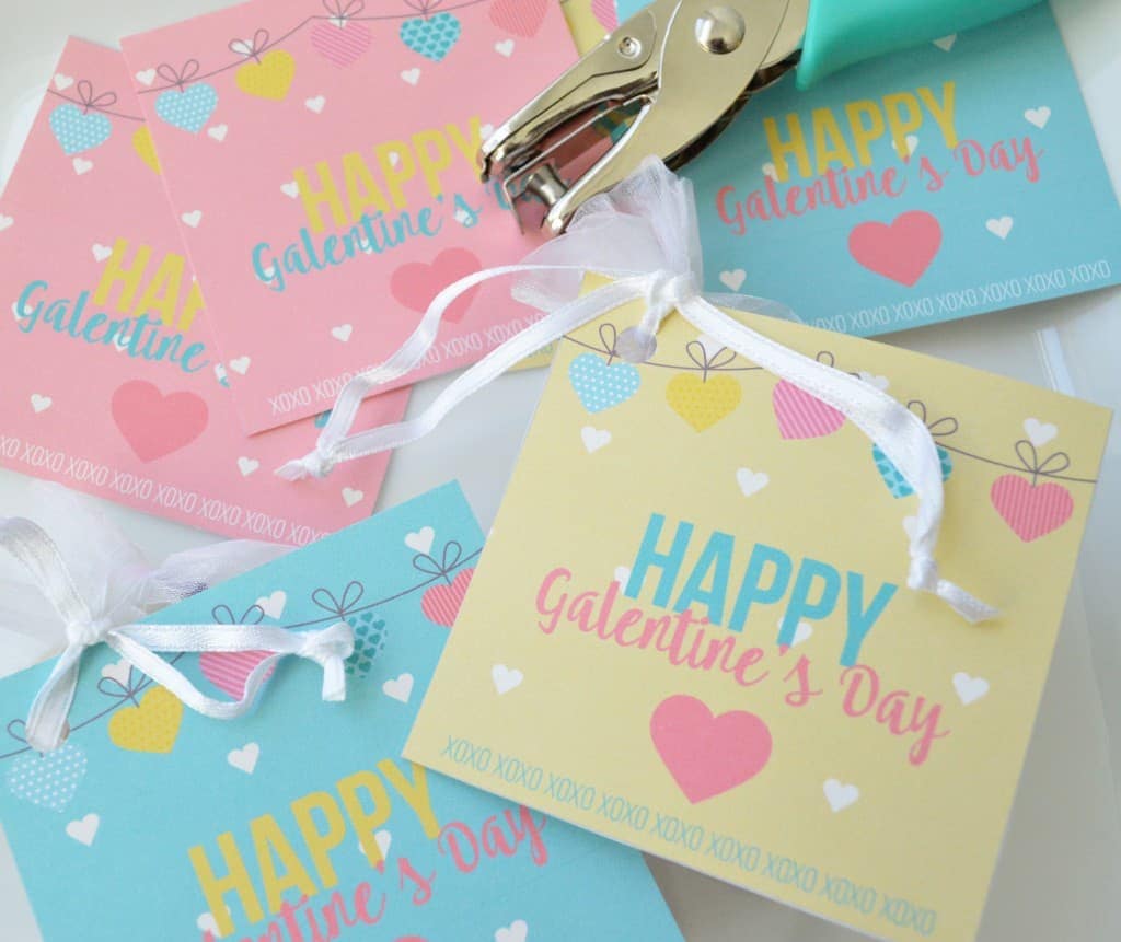 Galentine's Day Free Printable Tag available at Elva M Design Studio