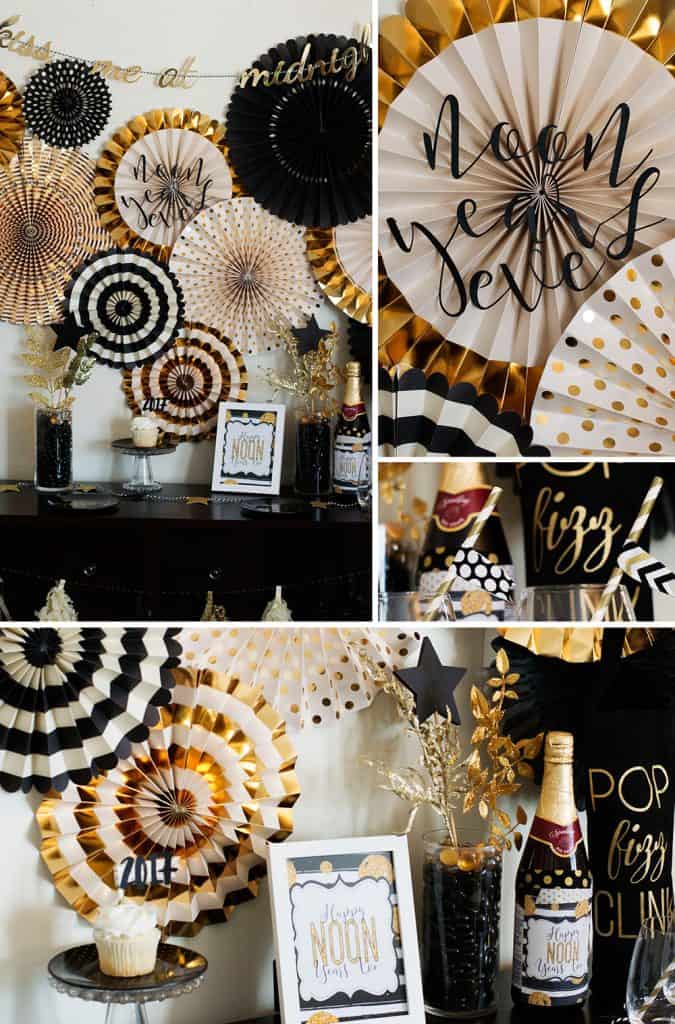 Forget NYE, Throw a Noon Year's Eve Party - Elva M Design Studio