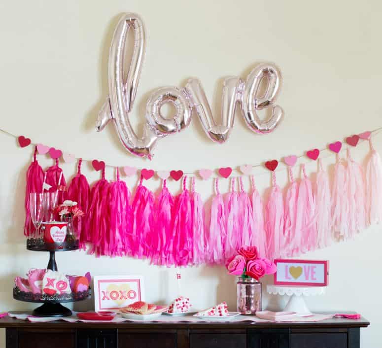 "Love" Valentine's Day Party with Free Printable