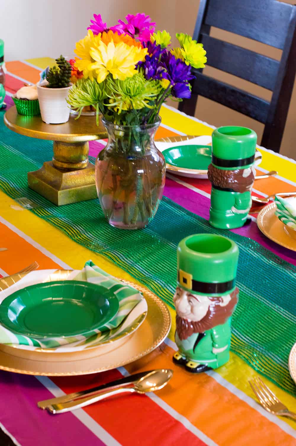 St. Patrick's Day Party Table Setting