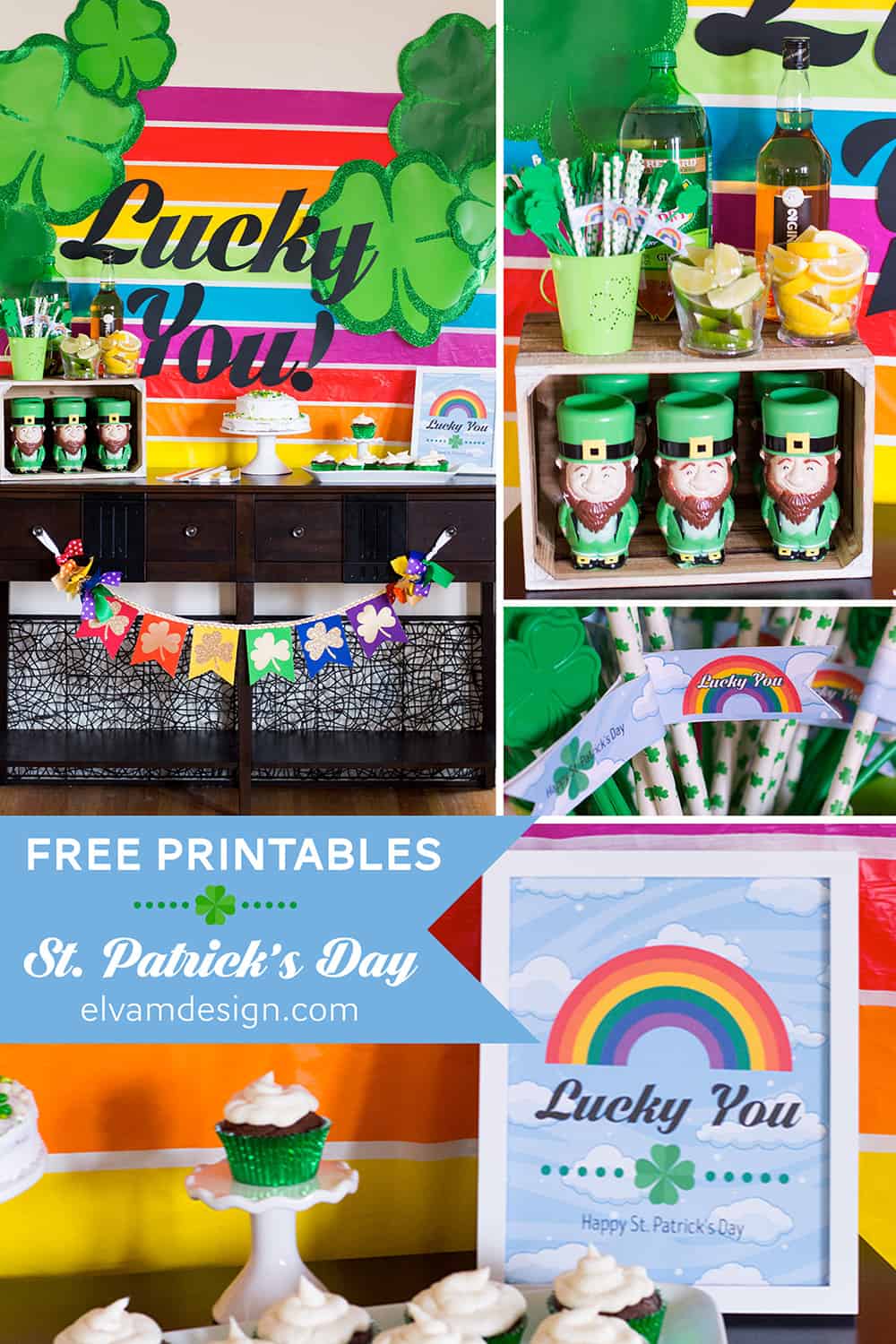 Free St. Patrick's Day Printables - Lucky You! - Elva M Design Studio