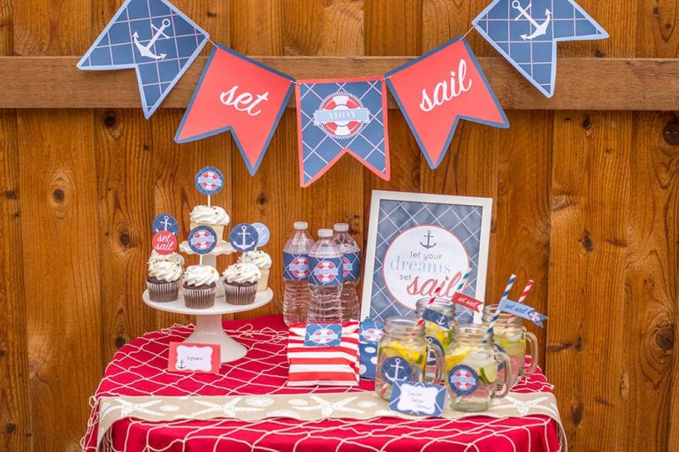 Nautical Printable Party for Catch My Party