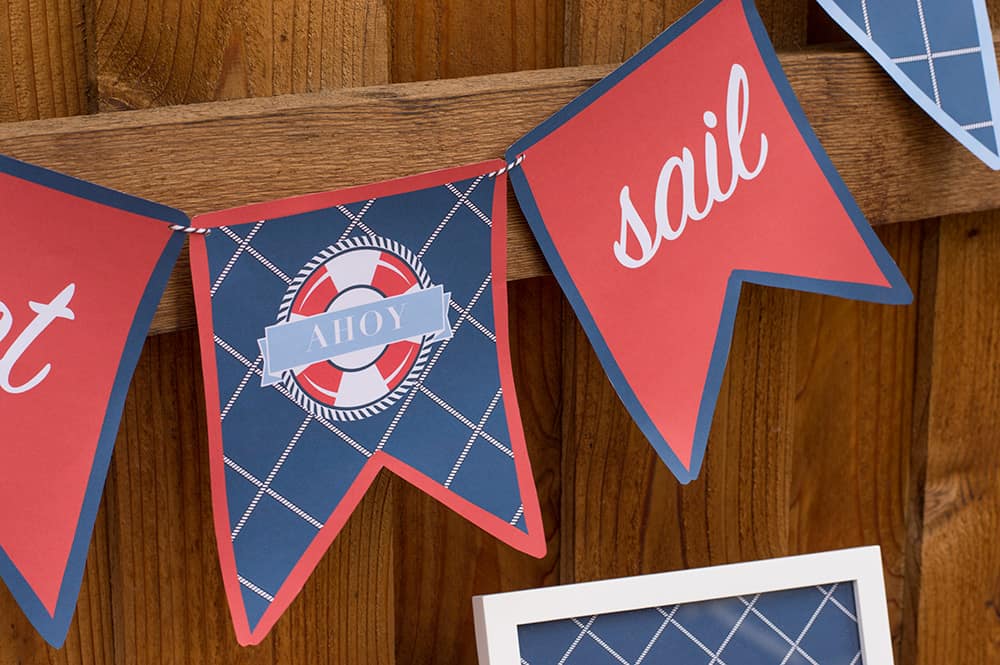 Set Sail: Free Nautical Party Printables - Elva M Design Studio