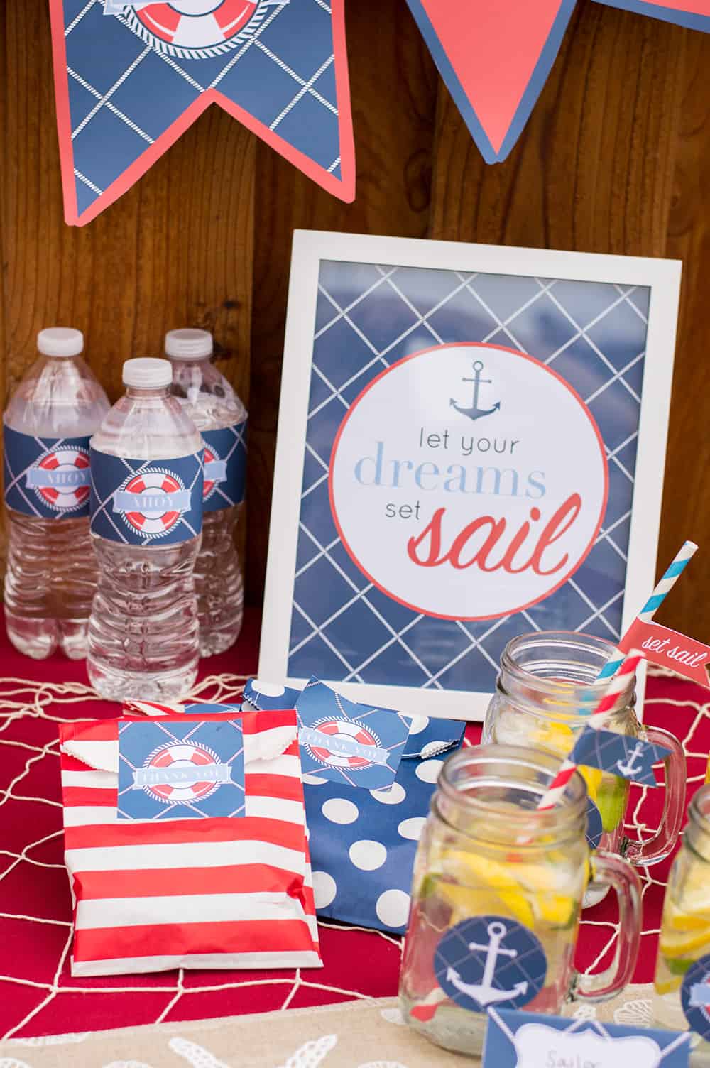 Nautical Party Printables - My Party Design