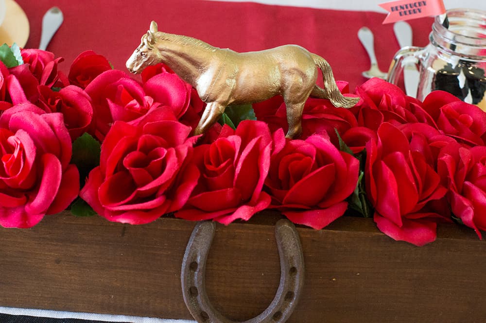 Kentucky Derby Rose Centerpiece
