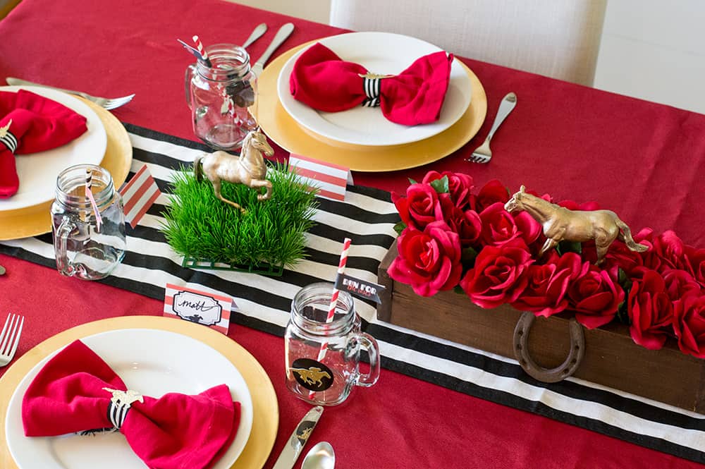 Kentucky Derby Party Tablescape