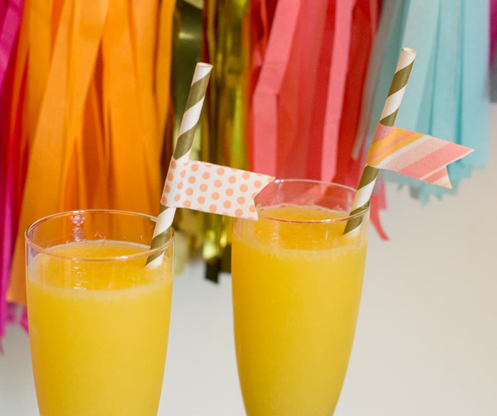 Mocktail Mom-osas with LaCroix and Orange Juice