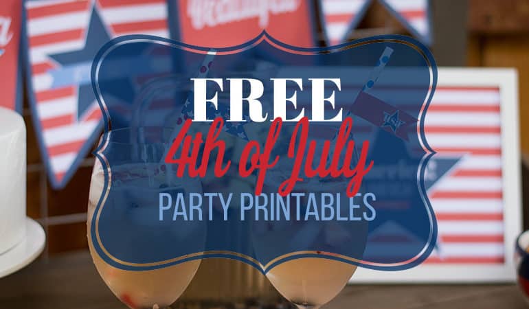 America America Printable 4th Of July Decor Elva M Design Studio