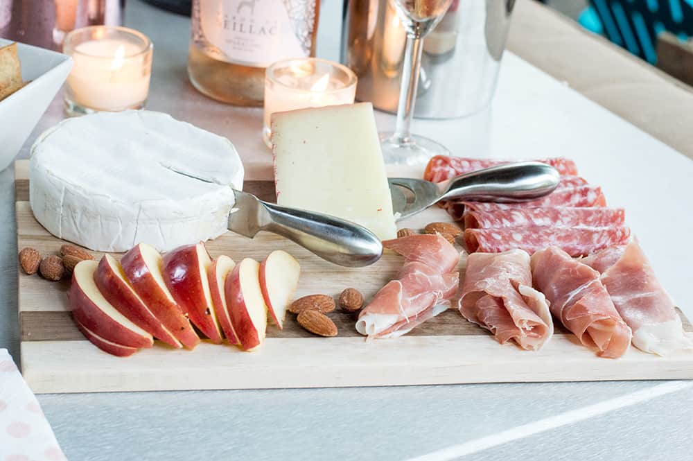 Charcuterie Tray for the Rosé Kind of Day Gathering