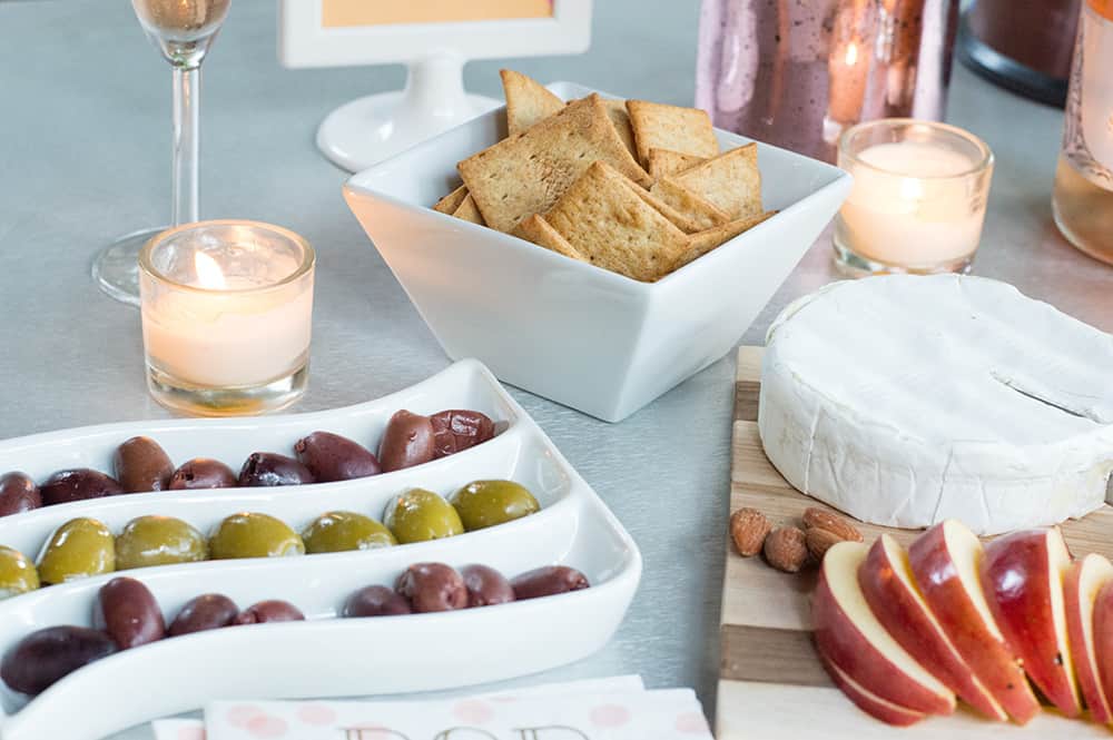 Olives make a great snack for guests