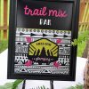 Girls Gone Glamping Trail Mix Bar Sign