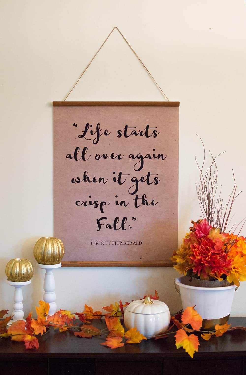 DIY Fall Quote Banners