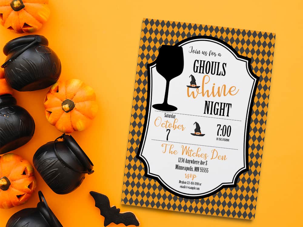 Ghouls Night Halloween Party Invite