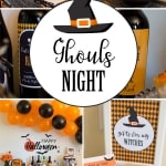 Check out this Ghouls Whine Night Halloween Party by Elva M Design Studio.