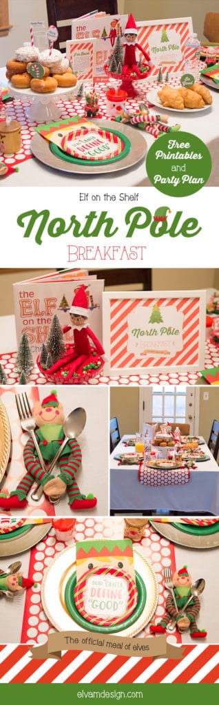 Elf on the Shelf North Pole Breakfast - Elva M Design Studio