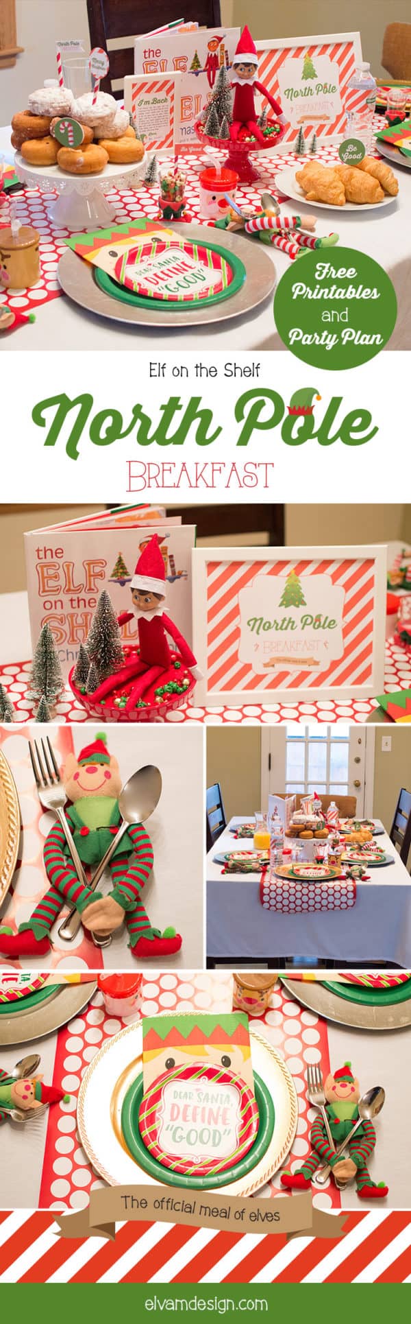 Elf on the Shelf North Pole Breakfast - Elva M Design Studio