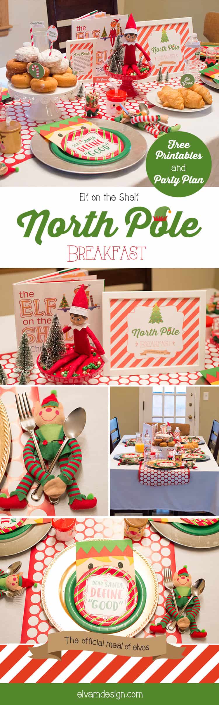 Elf On The Shelf North Pole Breakfast Elva M Design Studio
