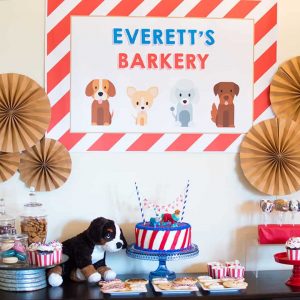 Puppy Party Barkery styled by Elva M Design Studio