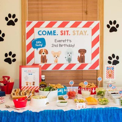 Puppy Party Hot Dog Bar