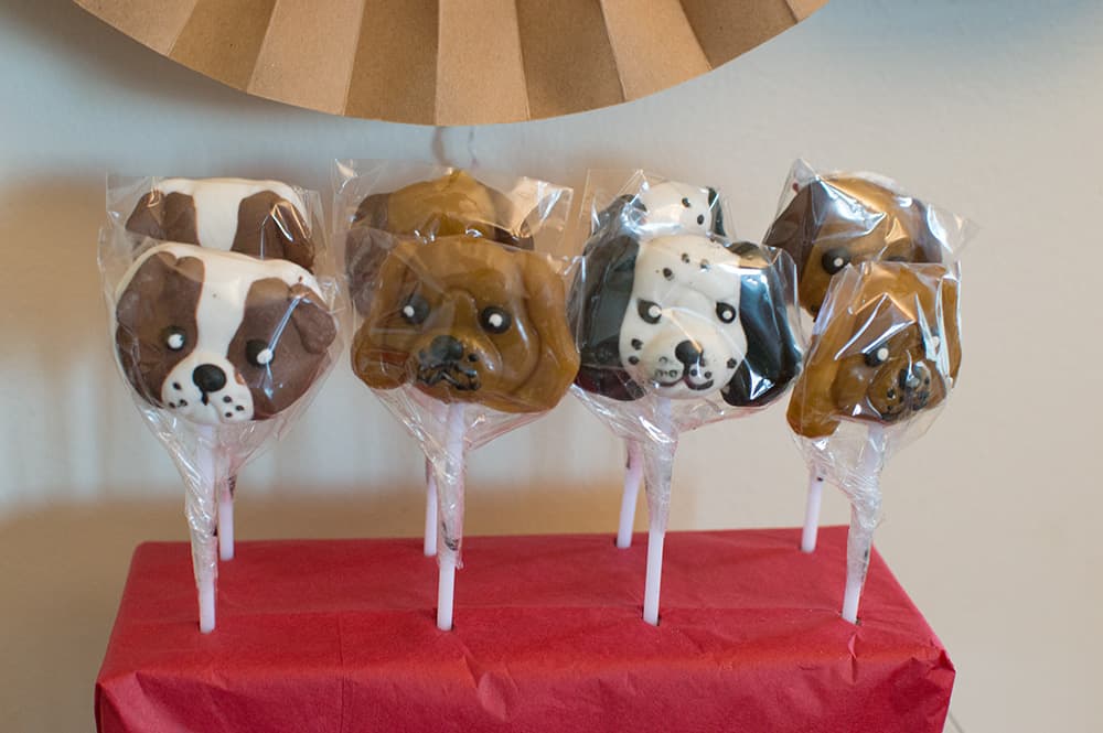Dog Lollipops from Oriental Trading Company