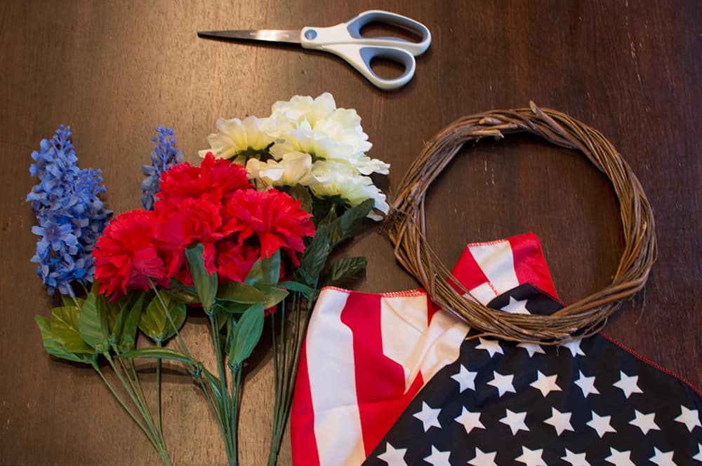 4th of July Wreath Supplies