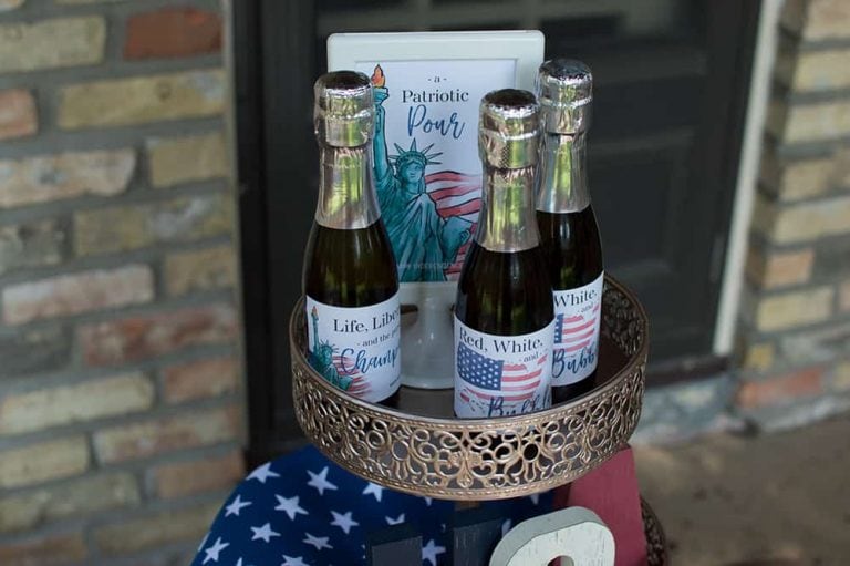 Cheers! Patriotic 4th of July Happy Hour