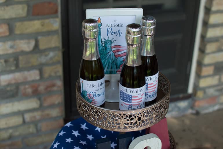 Cheers! Patriotic 4th of July Happy Hour