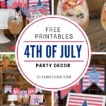 Free Printable 4th of July Decor at elvamdesign.com