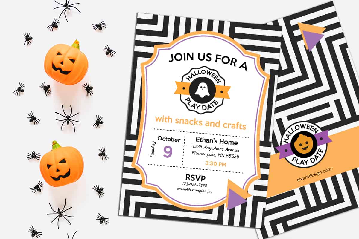Kids Halloween Party Invitation