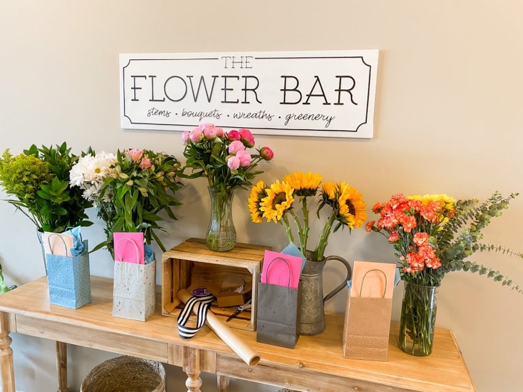 Mother's Day Brunch Flower Bar