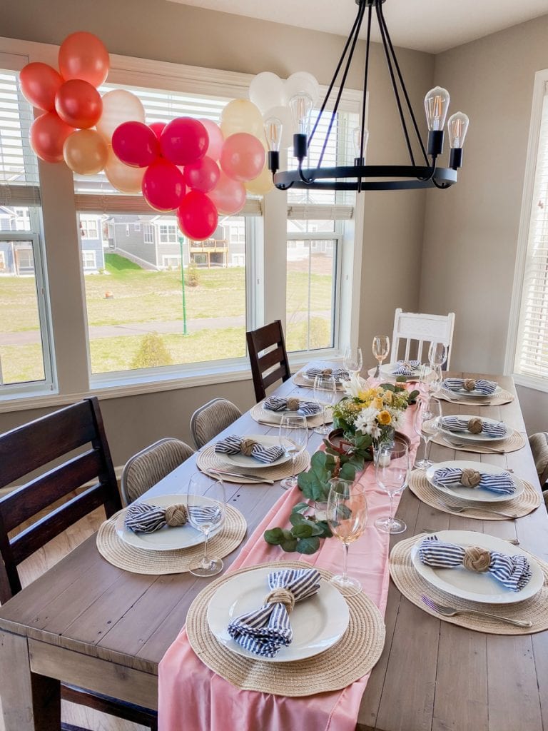 Mother's Day Brunch tablescape
