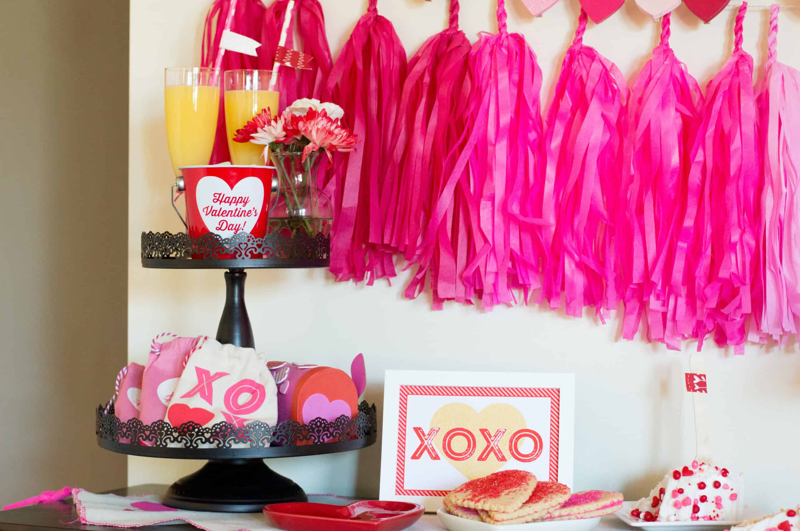 “Love” Valentine’s Day Party with Free Printable