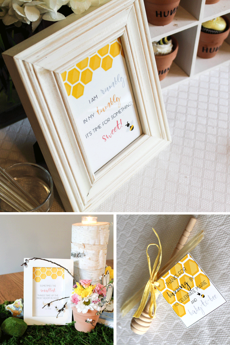 Free Bee Baby Shower Printables Elva M Design Studio