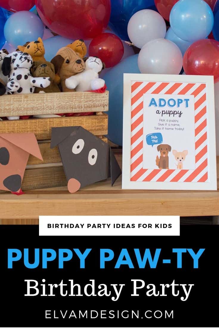 Woof, It's Time to Pawty: Puppy Party - Elva M Design Studio