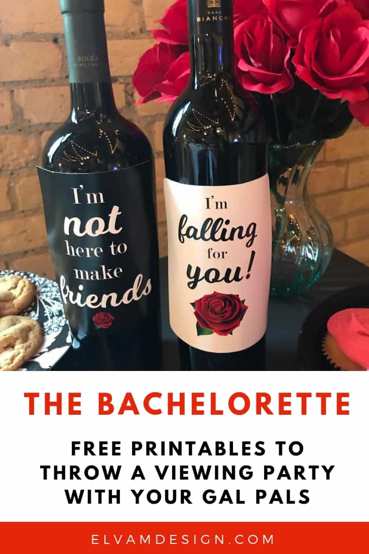 The Bachelorette Viewing Party Printables