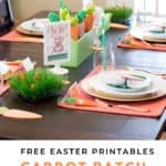 Carrot Patch Easter Table Ideas