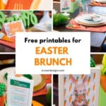 Easter brunch tablescape