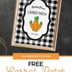 Free Carrot Patch Printable