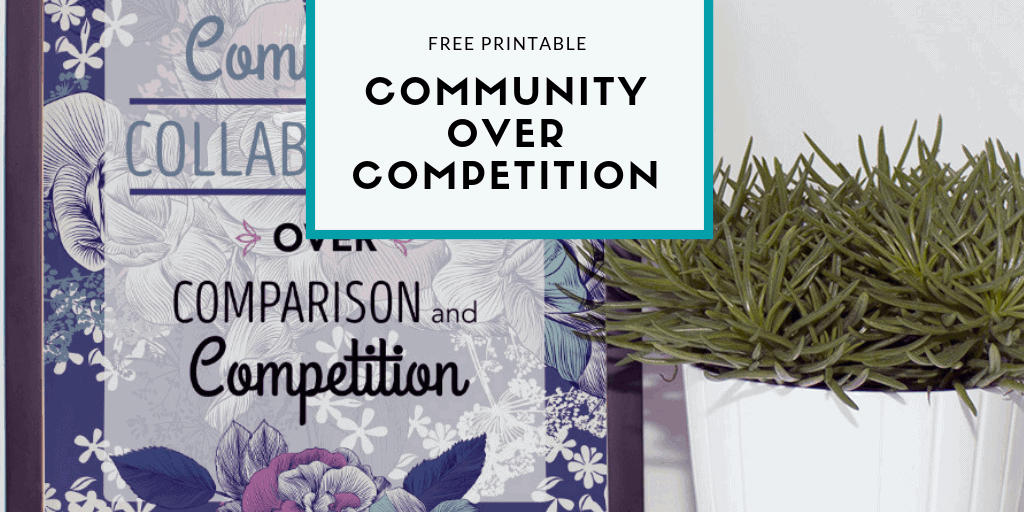 Community over Competition