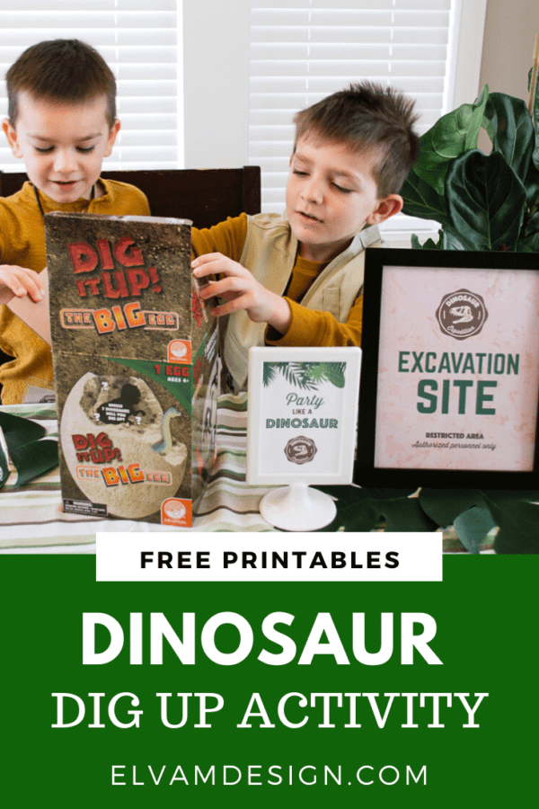 dinosaur dig up