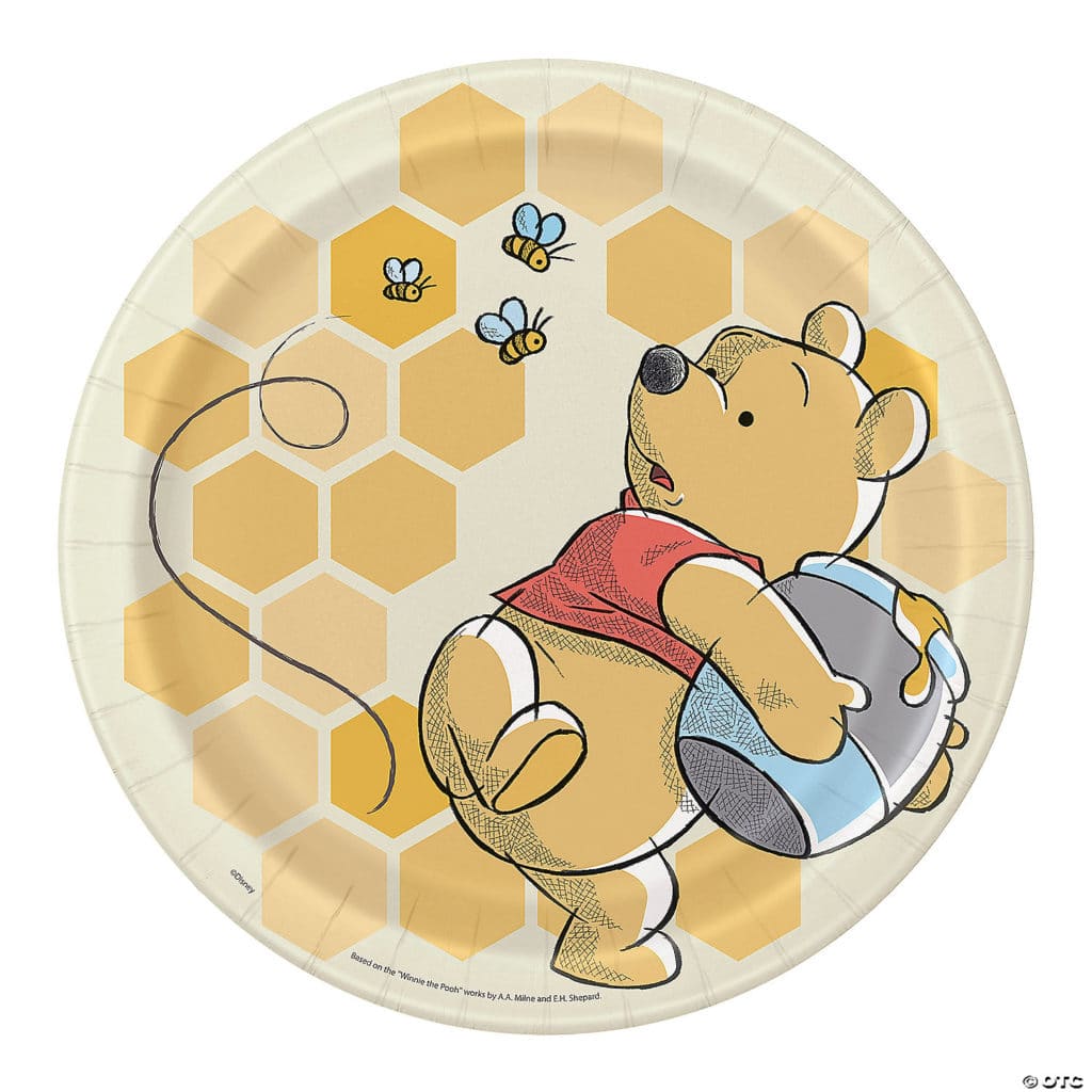 Winnie the Pooh: Free Printable Cake Toppers.