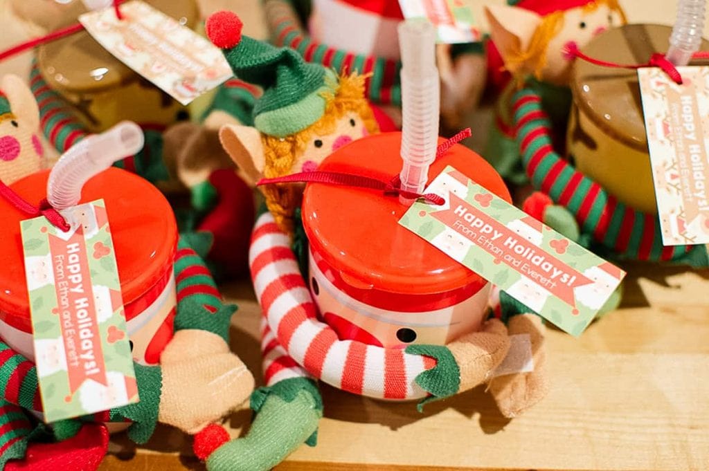 Christmas Elf Gift Tags for Wrapped Presents