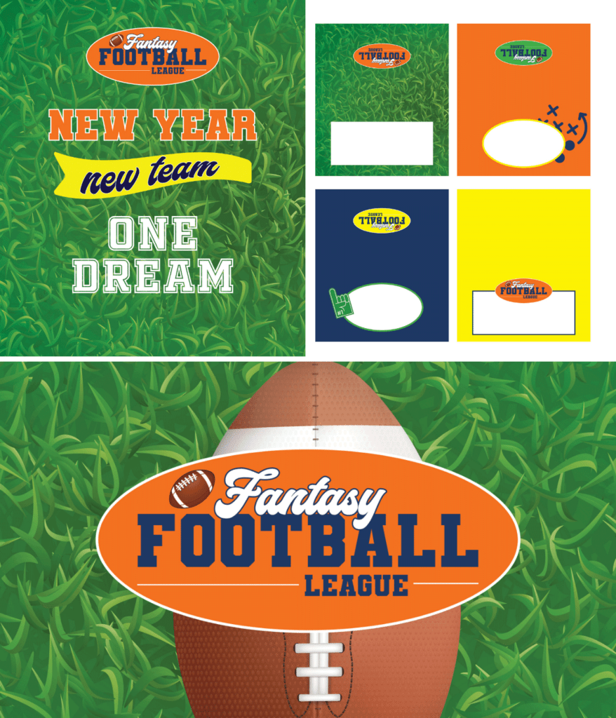 Fantasy Football Draft Party Free Printables Elva M Design Studio