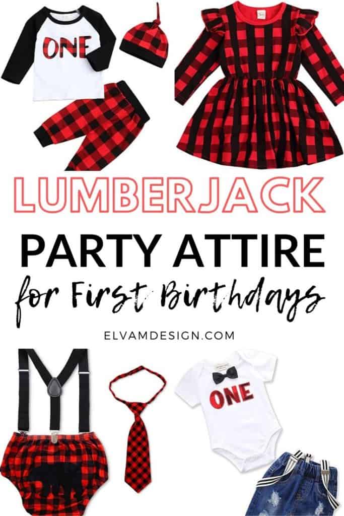 First Birthday Lumberjack Party Outfit
