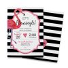Flocktails & Friendship Flamingo Invitation