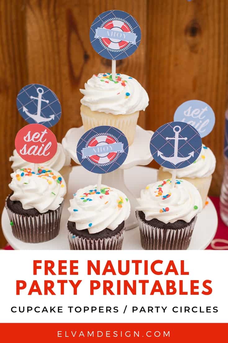 Set Sail: Free Nautical Party Printables - Elva M Design Studio