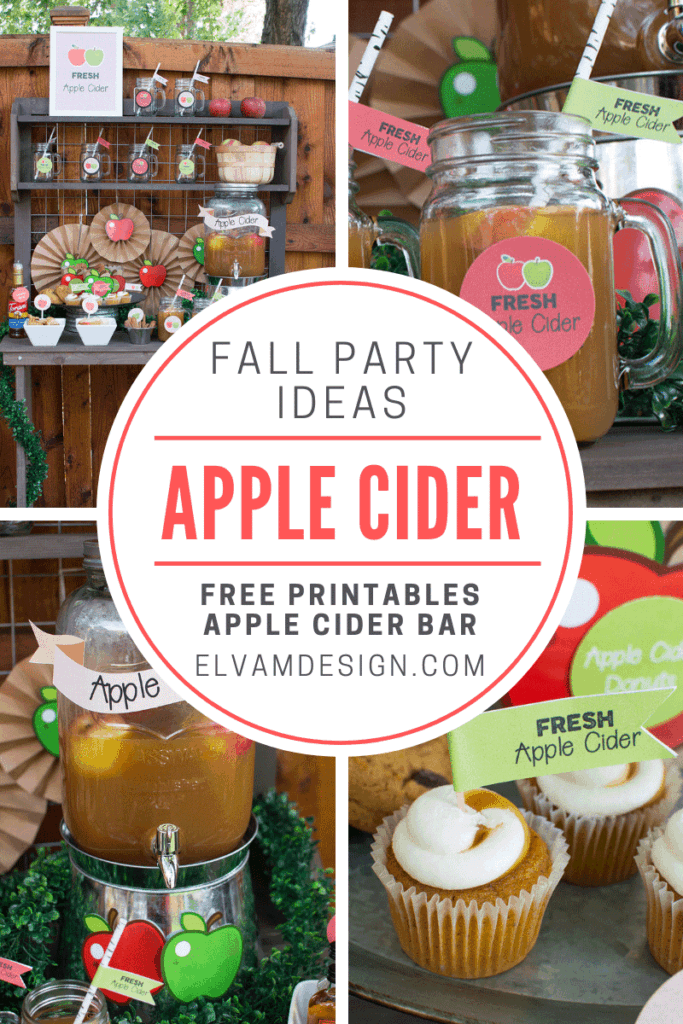 A Refreshing Fall Apple Cider Bar - Elva M Design Studio