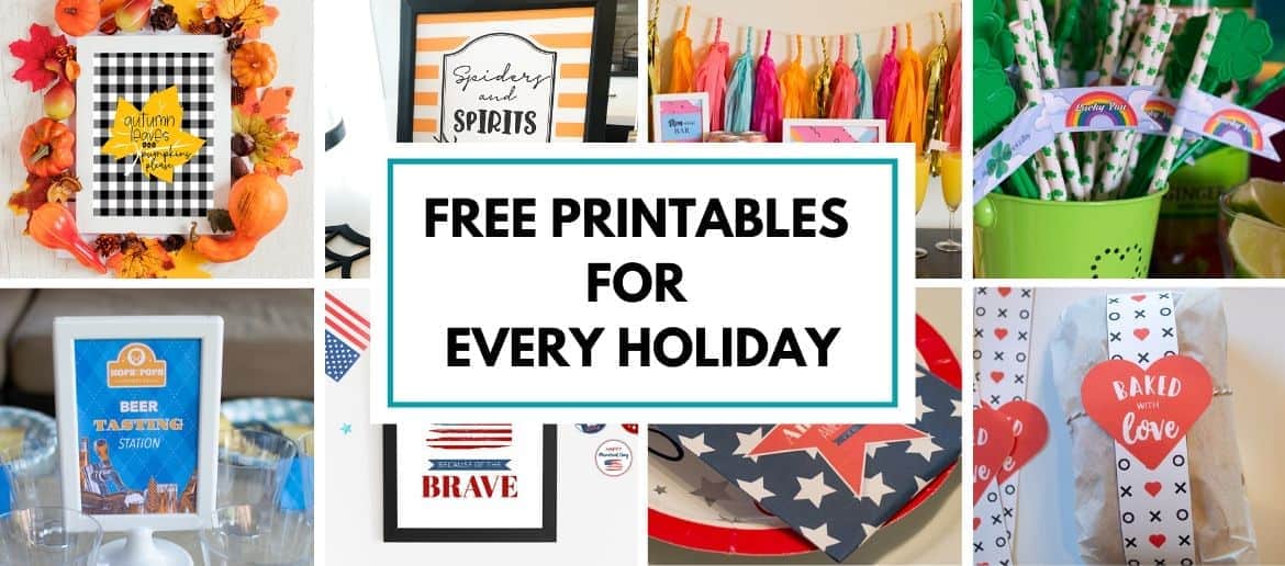 Free Printables for Every Holiday