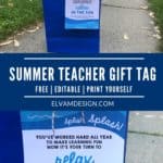 Free Summer Teacher Gift Tag